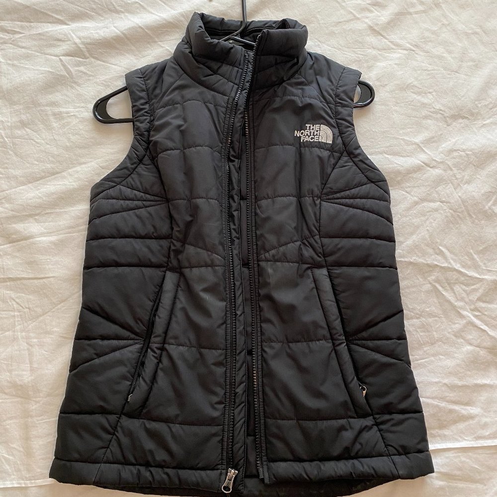 Black north face vest